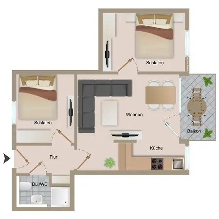 Apartment Haus Treibholz 2